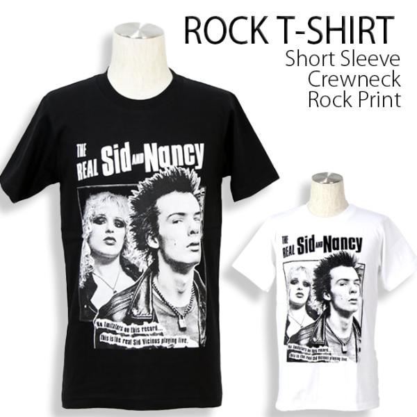 ロックtシャツ バンドtシャツ パンク SEX PISTOLS シド＆ナンシー