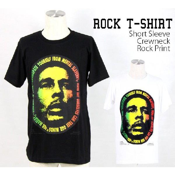 ロックtシャツ バンドtシャツ パンク Bob Marley ボブ マーリー 顔イラスト Mサイズ Lサイズ 黒色 白色 Agt177 T Link 通販 Yahoo ショッピング
