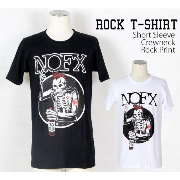 爆買 ロックtシャツ バンドtシャツ パンク NOFX ノーエフエックス メンズ レディース M-2XLサイズ 黒色 白色 ストリート系