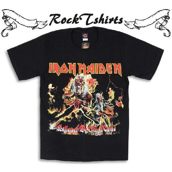 ロックtシャツ バンドtシャツ パンク IRON MAIDEN アイアン メイデン