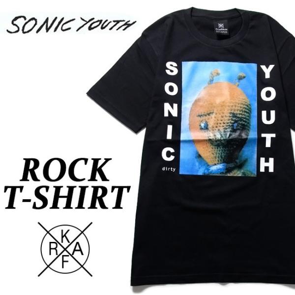 バンT ソニックユース&シンプソンズ　SONIC YOUTH M ブラック 190 SONIC YOUTH ソニックユース Tシャツ USA製 ブラック L