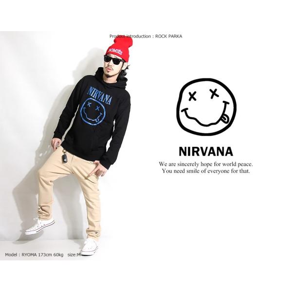 Nirvana パーカー メンズ 裏起毛 フード付き ロック レディース ニルヴァーナ イラスト ブルオーバー ニルバーナ 黒 ブラック おしゃれ 暖かい 大きいサイズ Buyee Buyee Japanese Proxy Service Buy From Japan Bot Online