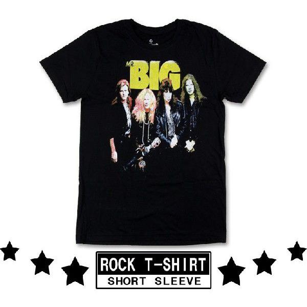 ロックtシャツ バンドtシャツ パンク Mr Big ミスター ビッグ メンバーイラスト Mサイズ Lサイズ 黒色 Smk102 T Link 通販 Yahoo ショッピング