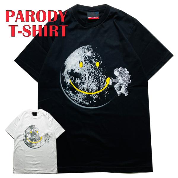 爆買 パロディ Tシャツ 宇宙飛行士のいたずら書き メンズ レディース ユニセックス 半袖 おもしろ デザイン おしゃれ ネタ 個性的 ストリート トップス