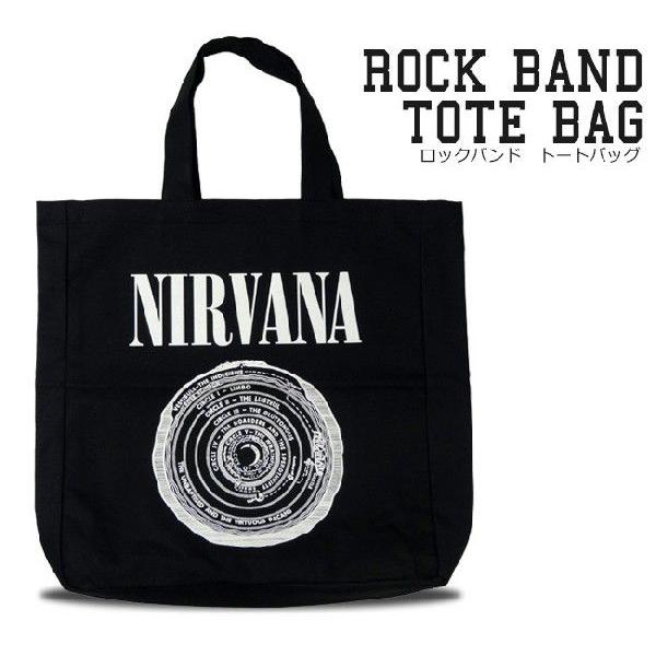 トートバッグ メンズ エコ レディース 男女兼用 ロックモチーフ キャンパス ニルヴァーナ Nirvana スラングロゴ 大きいトート Big Wob013 T Link 通販 Yahoo ショッピング