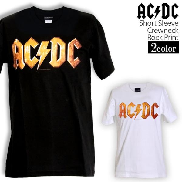 爆買 ロックtシャツ バンドtシャツ パンク AC/DC エーシー ディーシー メンズ レディース Mサイズ Lサイズ XLサイズ 黒色 白色 ストリート系