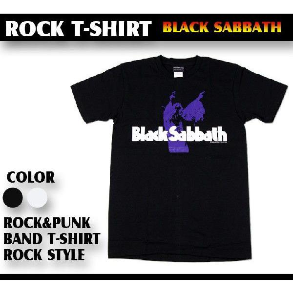 ロックtシャツ バンドtシャツ パンク BLACK SABBATH ブラック