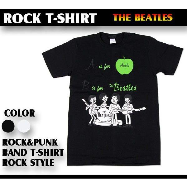 ロックtシャツ バンドtシャツ パンク The Beatles ビートルズ ポップイラスト Mサイズ Lサイズ 黒色 白色 Wof331 T Link 通販 Yahoo ショッピング
