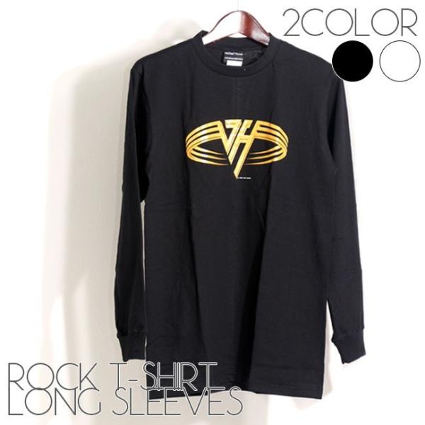 ロックTシャツ バンドTシャツ 長袖 メンズ VAN HALEN ヴァンヘイレン