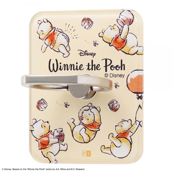 スマホ リング ディズニー スマホリング バンカーリング ホールドリング 指リング 指かけリング スマホ指 落下防止 両面テープ 貼り付け 後付け プーさん Ij Dabkr Po002 Top1 Comyahoo ショッピング店 通販 Yahoo ショッピング