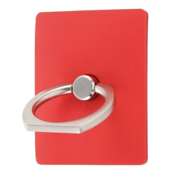 スマホ リング スマホリング バンカーリング ホールドリング 指リング 指かけリング スマホ指 落下防止 両面テープ 貼り付け 後付け 柔らかい ソフト レッド Is Sbkr R Top1 Comyahoo ショッピング店 通販 Yahoo ショッピング