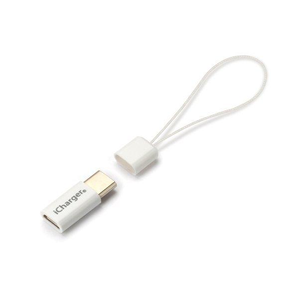 USB Type-C - micro USB 変換アダプタ ホワイト