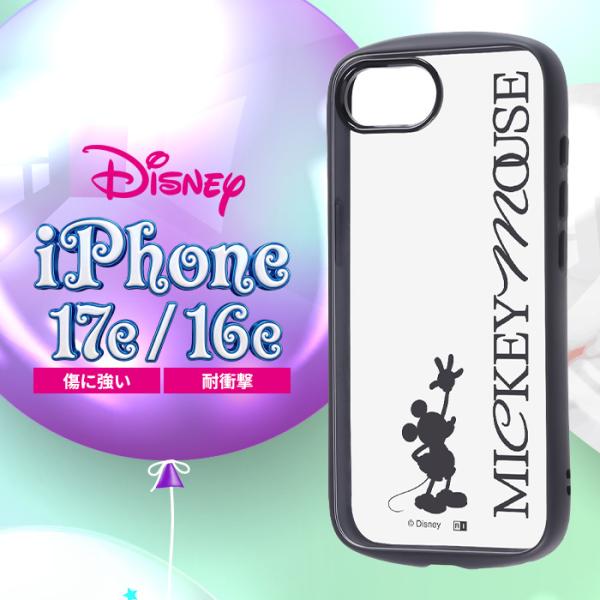iPhone17e ケース ミッキー クリア iPhone16e アイフォン 17e 16e