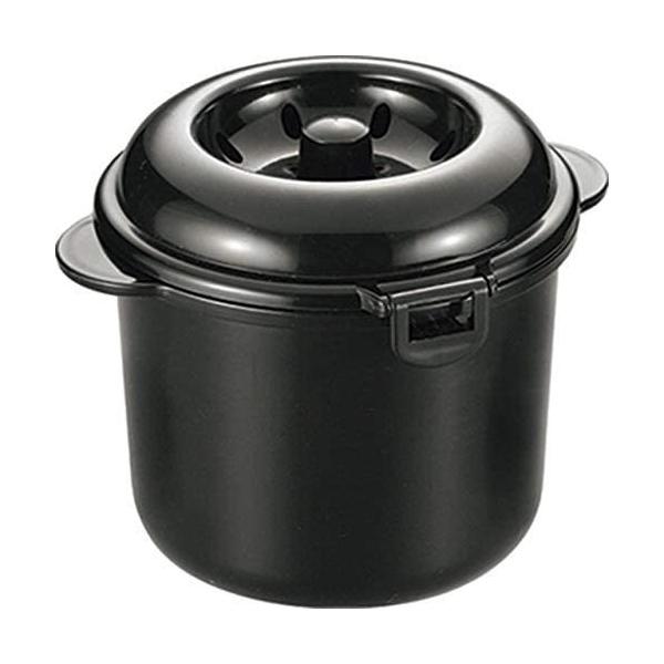 CK-003 電子レンジ専用炊飯器 紀州備長炭配合 ちびくろちゃん 2合炊きの商品画像