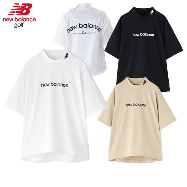 サイズ：1 NEW BALANCE GOLF ニューバランス 2024年モデル 裏起毛 モックネック 長袖Tシャツ  ホワイト系 [240101442259] ゴルフウェア レディース ストスト NEW BALANCE GOLF ニューバランス 2024年モデル モックネック