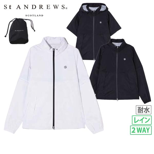 レインブルゾン メンズ セントアンドリュース St ANDREWS 2023 春夏 新作 ゴルフウェア 042-3988301