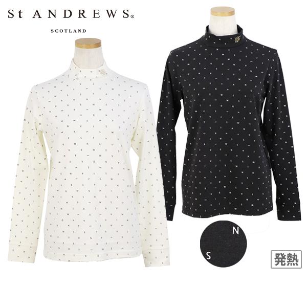 St ANDREWS 【30％OFFセール】ハイネックシャツ レディース セント