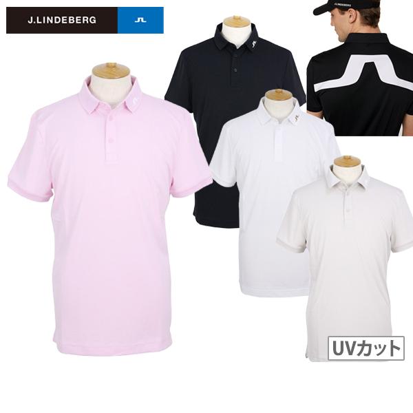 新品　J.LINDEBERG　ゴルフ　半袖ポロシャツ　ホワイト　XXL　メンズ J.LINDEBERG（J.LINDEBERG）（メンズ）ゴルフウェア 半袖 吸水速