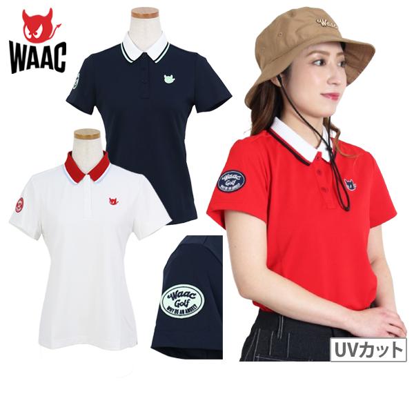 お値下げ♪【新品未使用品・タグ付】　WAAC　レディース　ゴルフポロシャツ WAAC 【30％OFFセール】ポロシャツ レディース ワック 日本正規