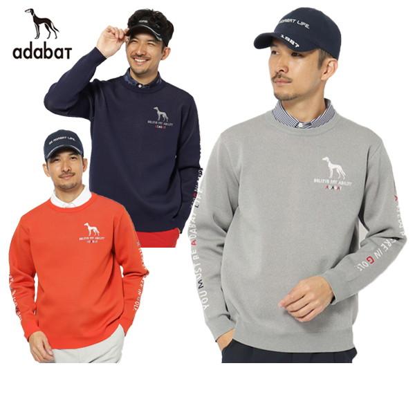 【タイムセール 12/23 13:00迄】セーター メンズ アダバット adabat  ゴルフウェア 082-12101 OFF adabat（アダバット） 【50％OFFセール】セーター メンズ ゴルフウェア
