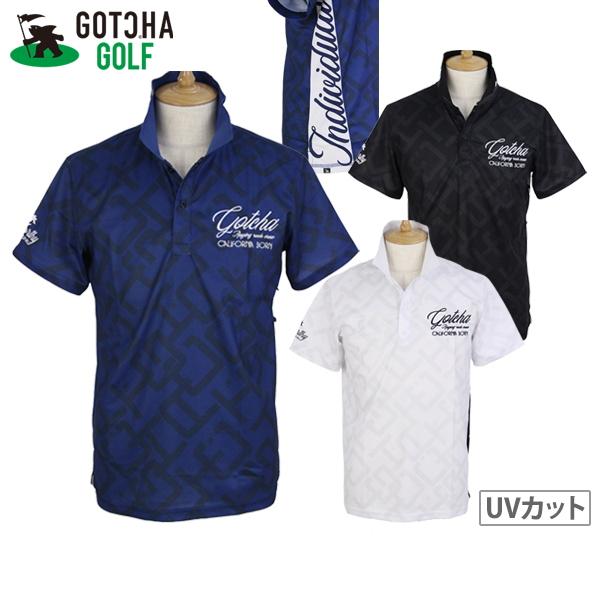 白 フリル付 GOTCHA ガッチャ 青 ドット ゴルフウェア ポロシャツ サイズXL 通販 GOTCHA GOLF メンズ ポロシャツ L ガッチャ