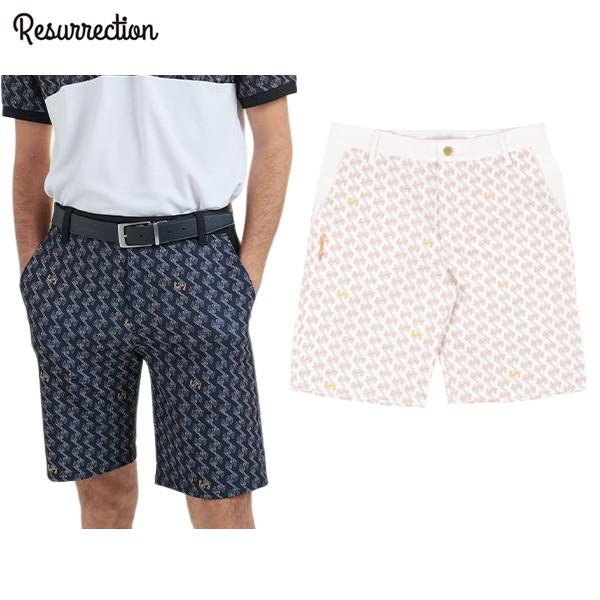 【30％OFFセール】ショートパンツ メンズ レザレクション Resurrection 2023 春夏 新作 ゴルフウェア 23sspt16-m