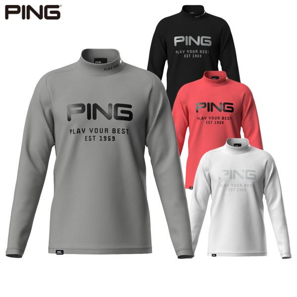 ピン PING 2025 春夏 新作 ハイネックシャツ メンズ ゴルフウェア PING 【30％OFFセール】ハイネックシャツ メンズ ピン 2025 春夏