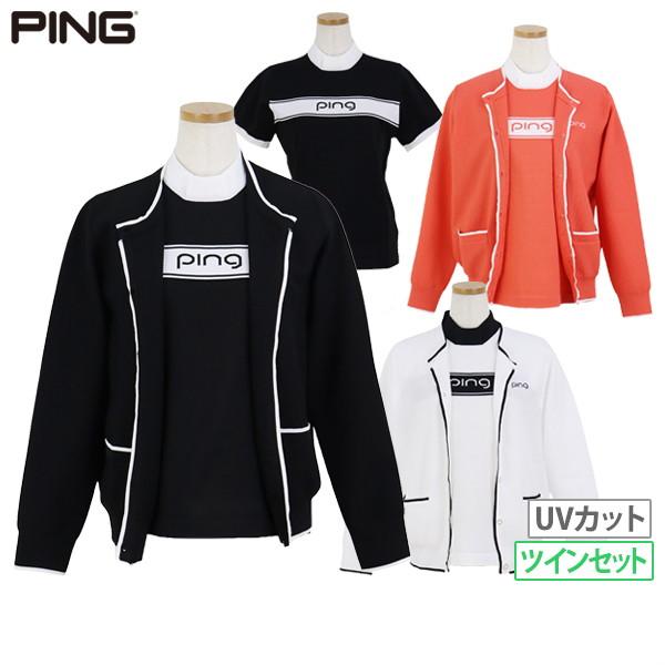 PING 【30％OFFセール】アンサンブルニット レディース ピン