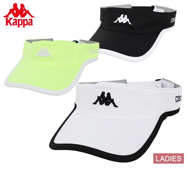 新品！KAPPA GOLF(カッパゴルフ)　ニット　サンバイザー　ブラック Kappa GOLF 【30％OFFセール】サンバイザー レディース カッパ