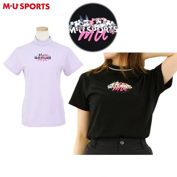 【送料無料】【メール便対応】ハイネックシャツ レディース MUスポーツ エムユー スポーツ M.U SPORTS MUSPORTS 2025 秋冬 新作 ゴルフウェア 701r6426 M・U SPORTS ハイネックシャツ レディース MUスポーツ エムユー