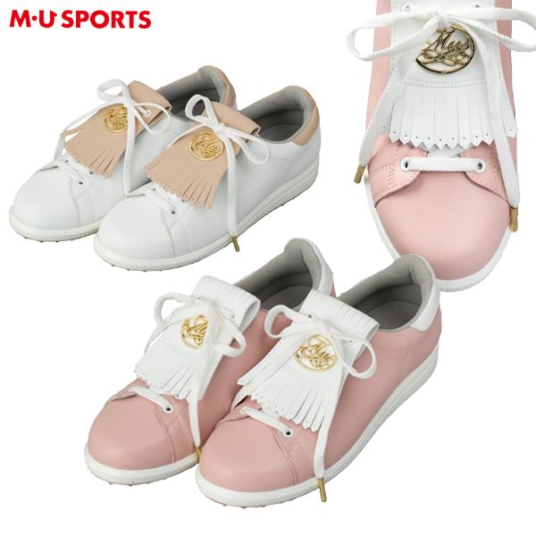 【50％OFFセール】ゴルフシューズ レディース MUスポーツ エムユー スポーツ M.U SPORTS MUSPORTS ゴルフ 703h1602 M・U SPORTS 【50％OFFセール】ゴルフシューズ レディース MUスポーツ