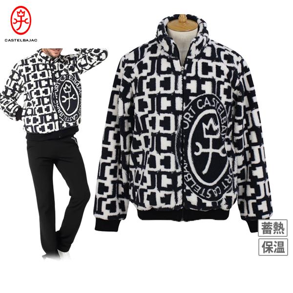 カステルバジャック ゴルフ 総柄 フルジップ ブルゾン 46(M)