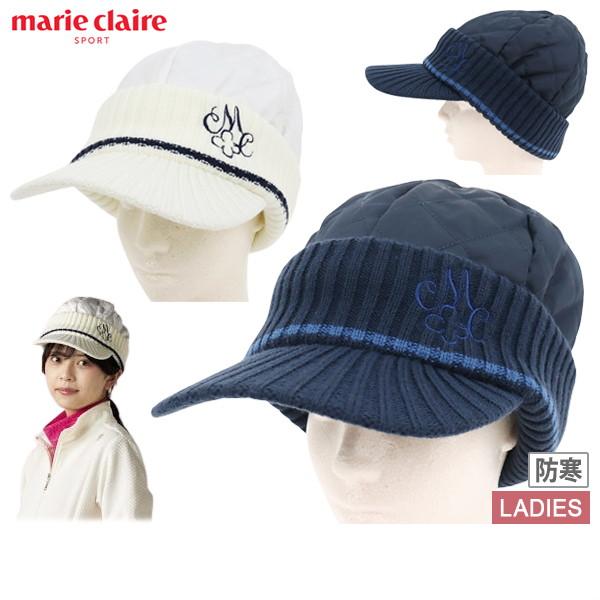 T-on ティーオンマリクレール マリ・クレール スポール marie claire sport レディースサイズF(F) メーカー対応頭囲56cm つば8cm素材本体 ポリエステル100％ ニット部分 アクリル100％説明中綿キルトを使用...