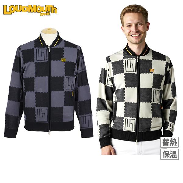 【送料無料】ニットブルゾン メンズ ラウドマウス ゴルフ LOUDMOUTH GOLF 日本正規品 日本規格 2025 秋冬 新作 ゴルフウェア 775-701 LOUDMOUTH（ラウドマウスゴルフ） 【30％OFFセール】ニットブルゾン