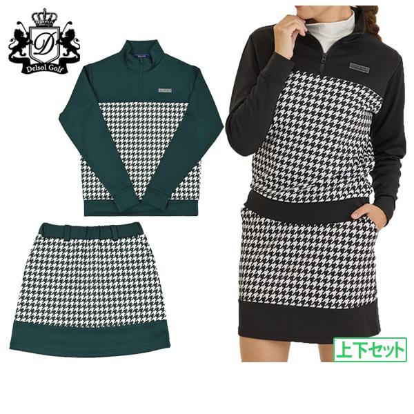 ポロシャツ スカート 上下セット レディース デルソルゴルフ DELSOL