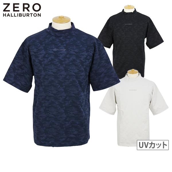 ZERO HALLIBURTON ハイネックシャツ M ZERO HALLIBURTON ブラックハイネックシャツ M