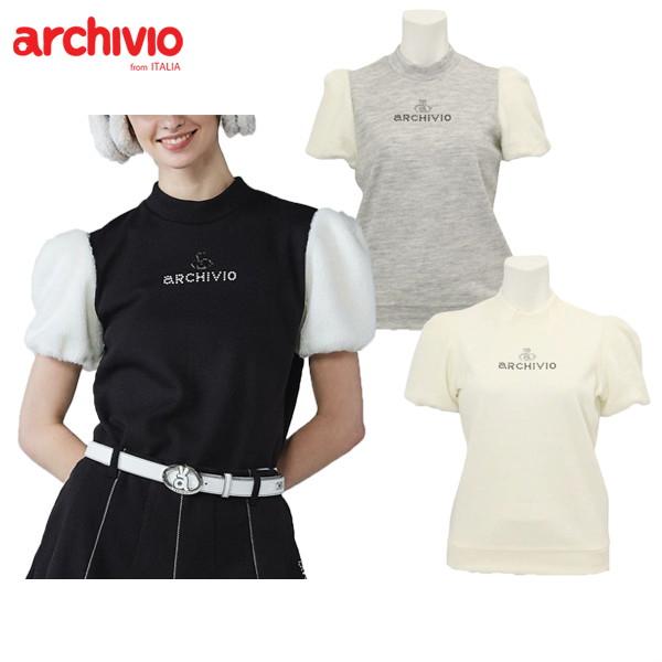 【30％OFFセール】ハイネックシャツ レディース アルチビオ archivio 2025 秋冬 新作 ゴルフウェア a519005 archivio ハイネックシャツ レディース アルチビオ 2025 秋冬 新作