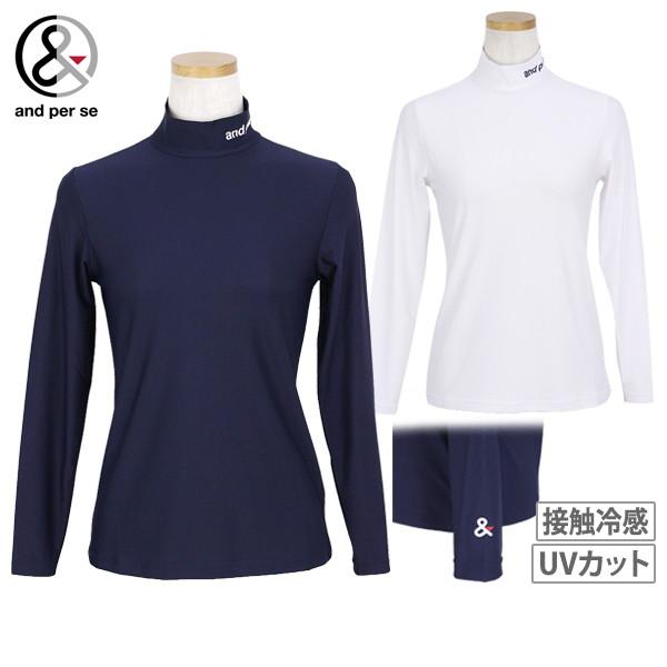 andperse ネイビー ハイネックシャツ and per se 【20％OFFセール】ハイネックシャツ メンズ