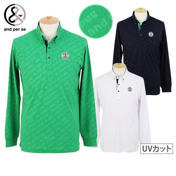 【送料無料】【メール便対応】ポロシャツ メンズ アンパスィ and per se 2025 秋冬 新作 ゴルフウェア amf9315x5 and per se（アンパスィ） 【20％OFFセール】ポロシャツ メンズ and