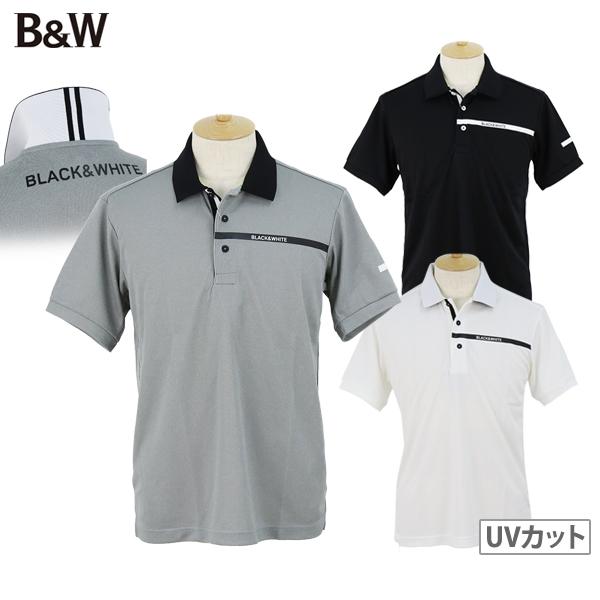 最高級のスーパー BLACK WHITE ポロシャツ ゴルフ econet.bi