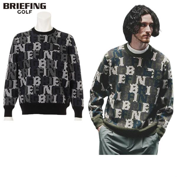 BRIEFING メンズゴルフウェア 迷彩ニット BRIEFING メンズゴルフウェア 迷彩ニット