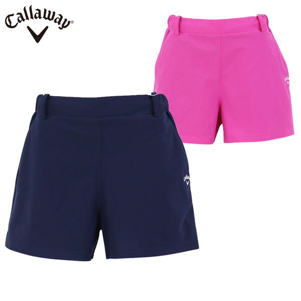 キャロウェイ レッドレーベル ハーフ ショート パンツ ピンク Lサイズ Callaway 【40％OFFセール】ショートパンツ レディース