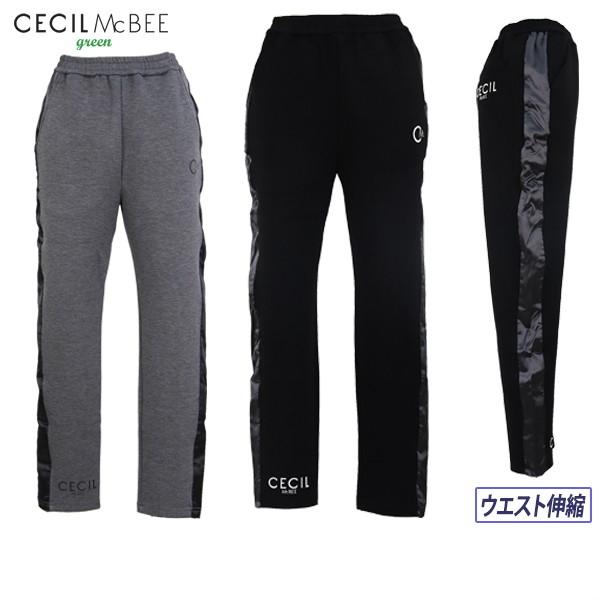 【送料無料】ロングパンツ レディース セシルマクビー グリーン CECIL McBEE green ゴルフウェア cgf2308pt CECIL McBEE（セシルマクビー） ロングパンツ レディース グリーン
