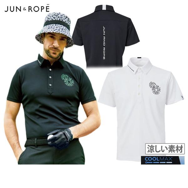 JUN&ROPE ジュンアンドロペ ポロシャツ ブラック M JUN&ROPE