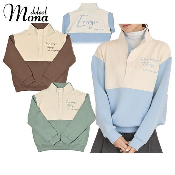 【タイムセール 2/1 13:00迄20％OFF】トレーナー レディース モナ デルソル MONA DELSOL 2025 秋冬 新作 ゴルフウェア m0067 タイムセール 2/1 13:00迄20％OFF】トレーナー レディース モナ