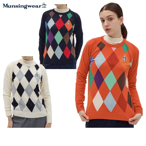 【大感謝祭P10倍】セーター レディース マンシングウェア Munsingwear 2025 秋冬 新作 ゴルフウェア mg5fst22l Munsingwear（マンシングウェア） 【新年還元祭P10倍】セーター