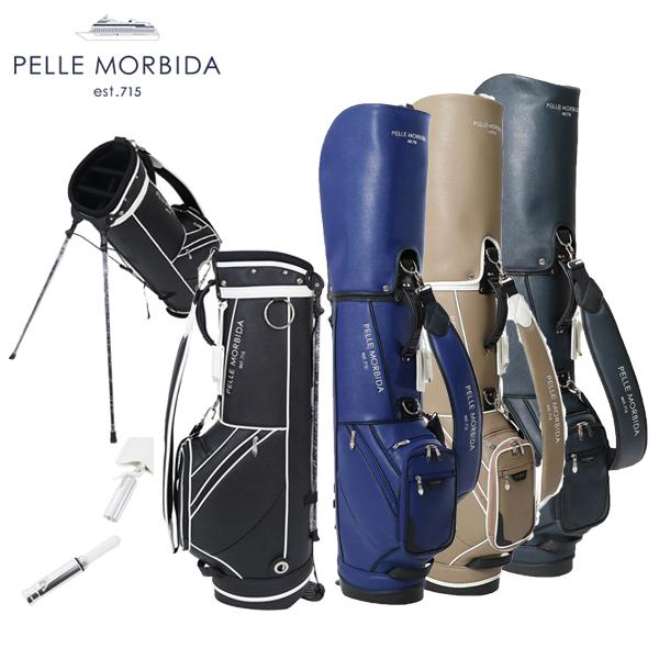 【新品定価7万】ペッレ モルビダ　キャディバッグ pmo-pg001　ブラック PELLE MORBIDA 【30％OFFセール】キャディバッグ メンズ
