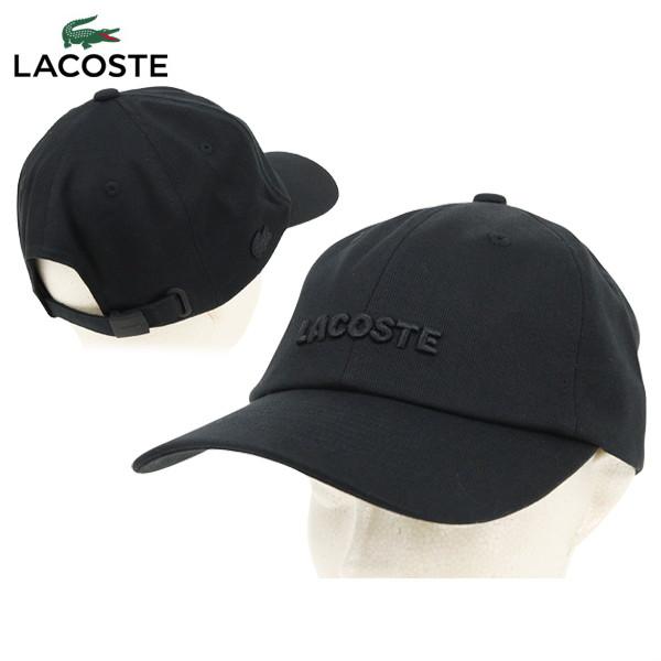 新品　LACOSTE ブラック バイザー　ラコステ　ゴルフ　定価16000円 ラコステ サンバイザー LACOSTE[品番：OTCM0004854