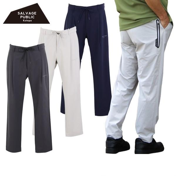 SALVAGE PUBLIC KOLEPA ブラックパンツ　ゴルフ SALVAGE PUBLIC KOLEPA［サルベージパブリックコレパ］Korepa