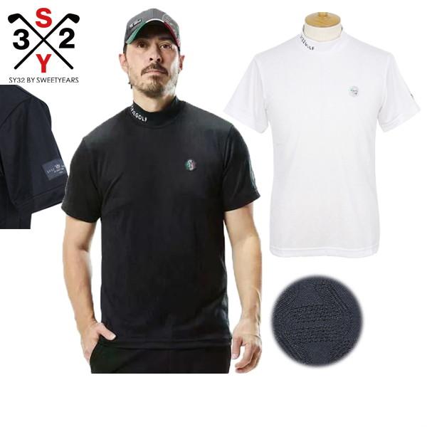 サイズ：L SY32 BY SWEET YEARS GOLF エスワイサーティトゥ 2022年モデル ハイネック 長袖Tシャツ  ブラック系 [240101346629] ゴルフウェア メンズ ストスト 30%OFF】STRETCH TECH MOCK NECK｜MEN'S - 【公式】SY32 by